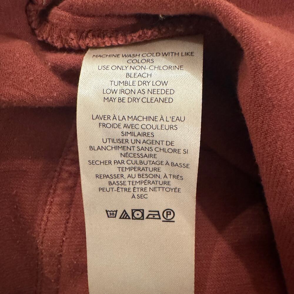 Free People Bay to Breakers Corduroy Button Closure Pants in Rosey Copper XLarge - Picture 7 of 12